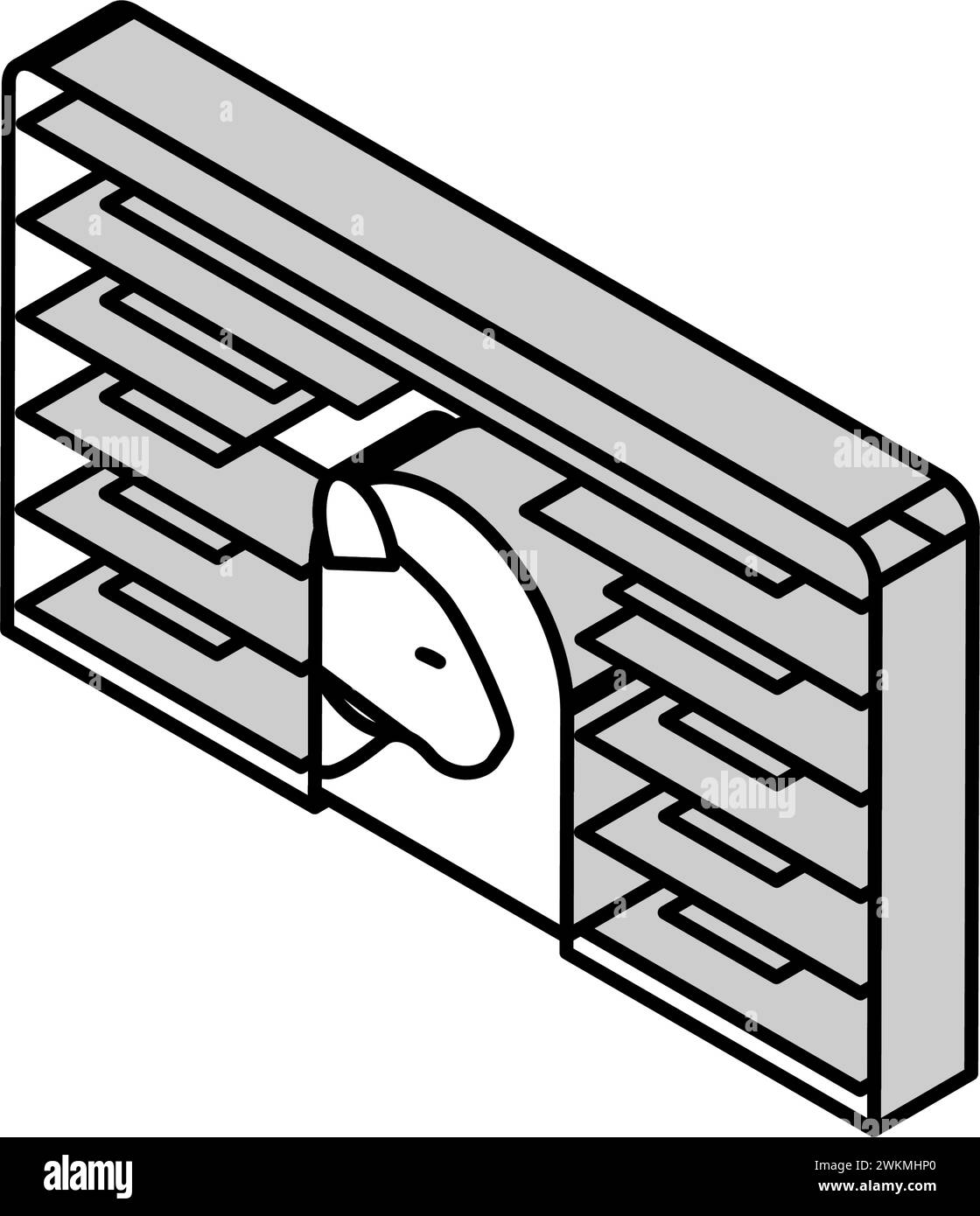 hamster house pet isometric icon vector illustration Stock Vector Image