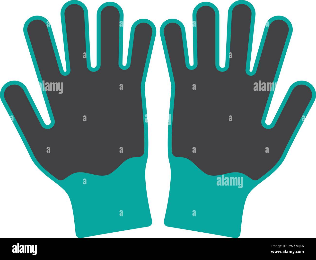 Waterproof gloves vector hi-res stock photography and images - Alamy