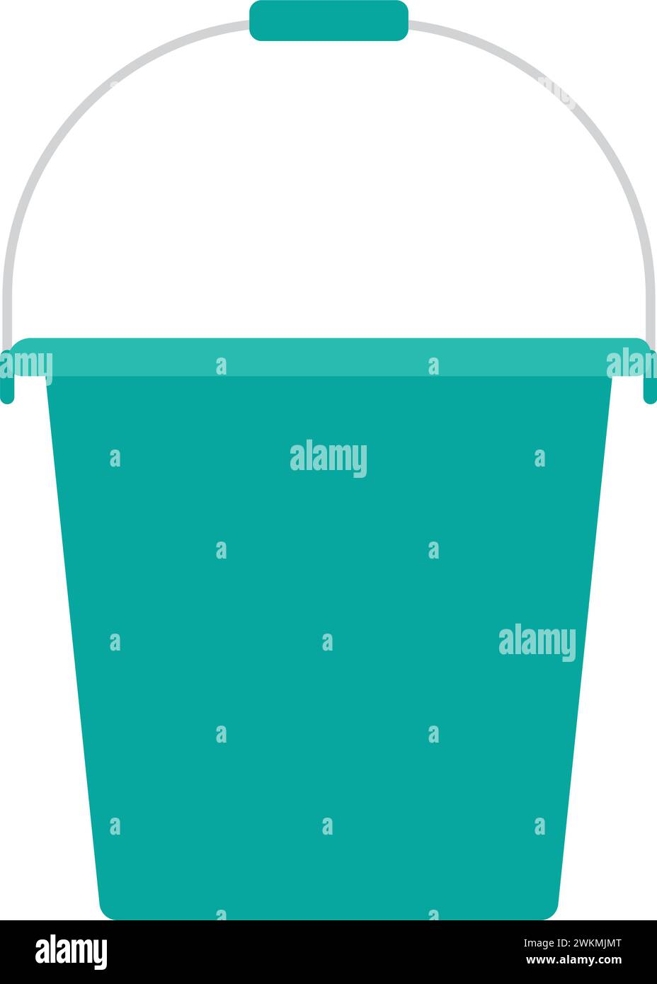 Colored gardening bucket icon Vector Stock Vector