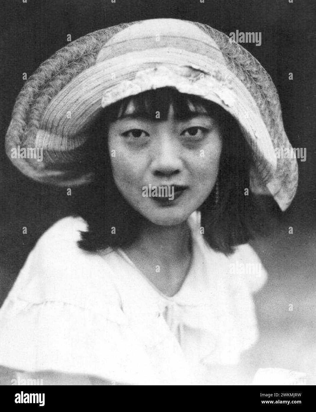 WANRONG (1906-1946)  the wife and empress escort of  Puyi, the last Emperor of China. Stock Photo