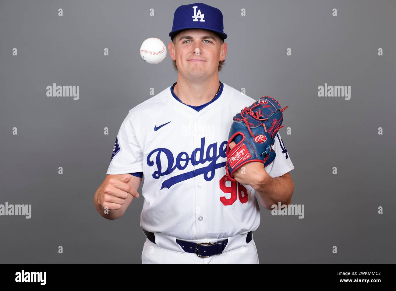 This is a 2025 photo of pitcher Landon Knack of the Los Angeles Dodgers ...