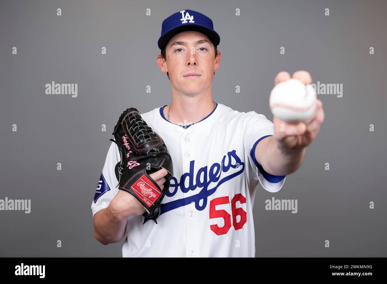 This is a 2024 photo of pitcher Ryan Yarbrough of the Los Angeles Dodgers baseball team. This