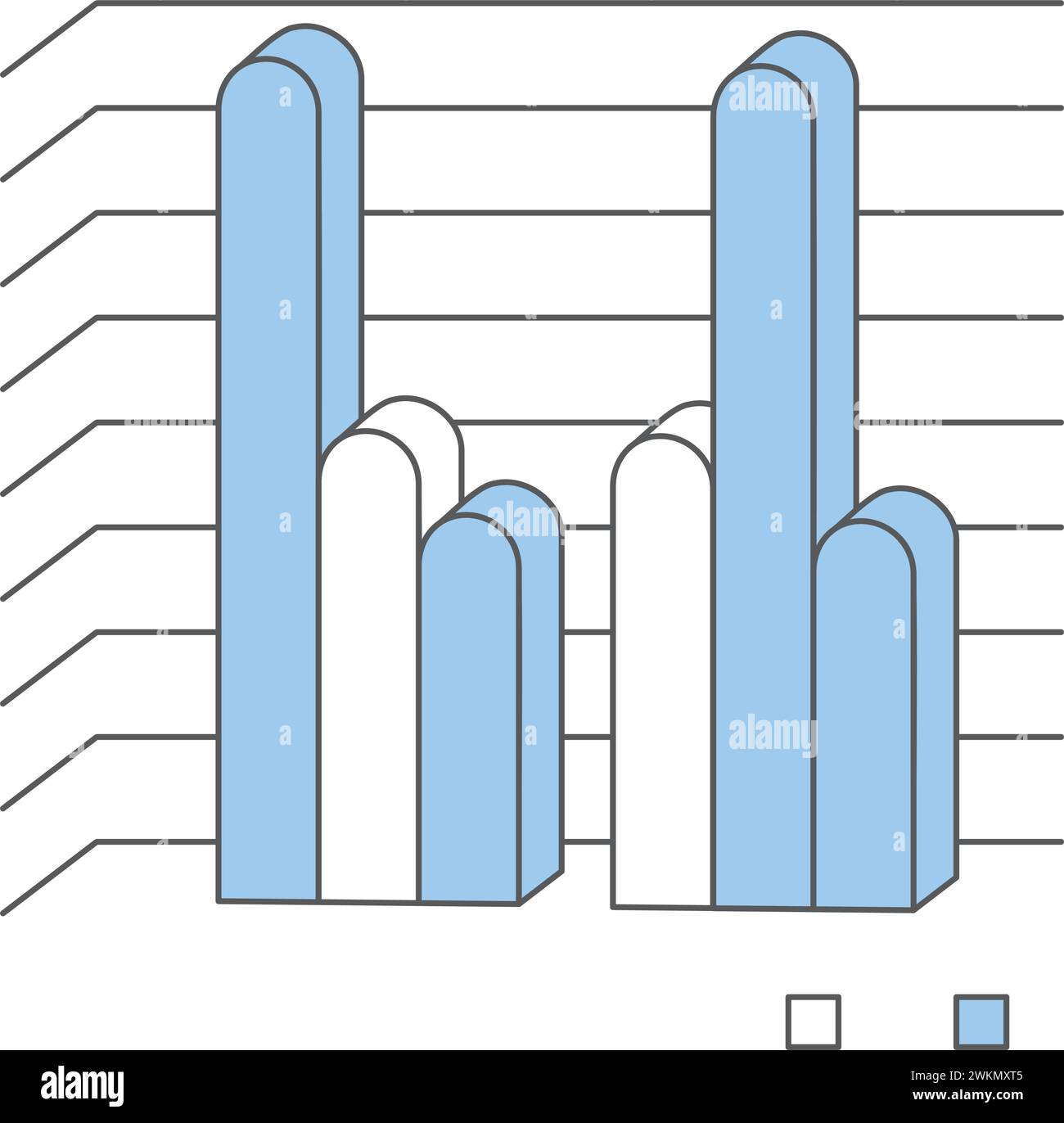Business graph icon Vector illustration Stock Vector Image & Art - Alamy