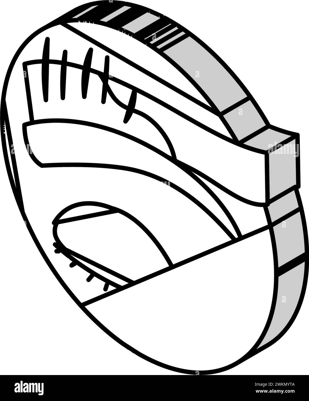 eyebrow hair removal female isometric icon vector illustration Stock