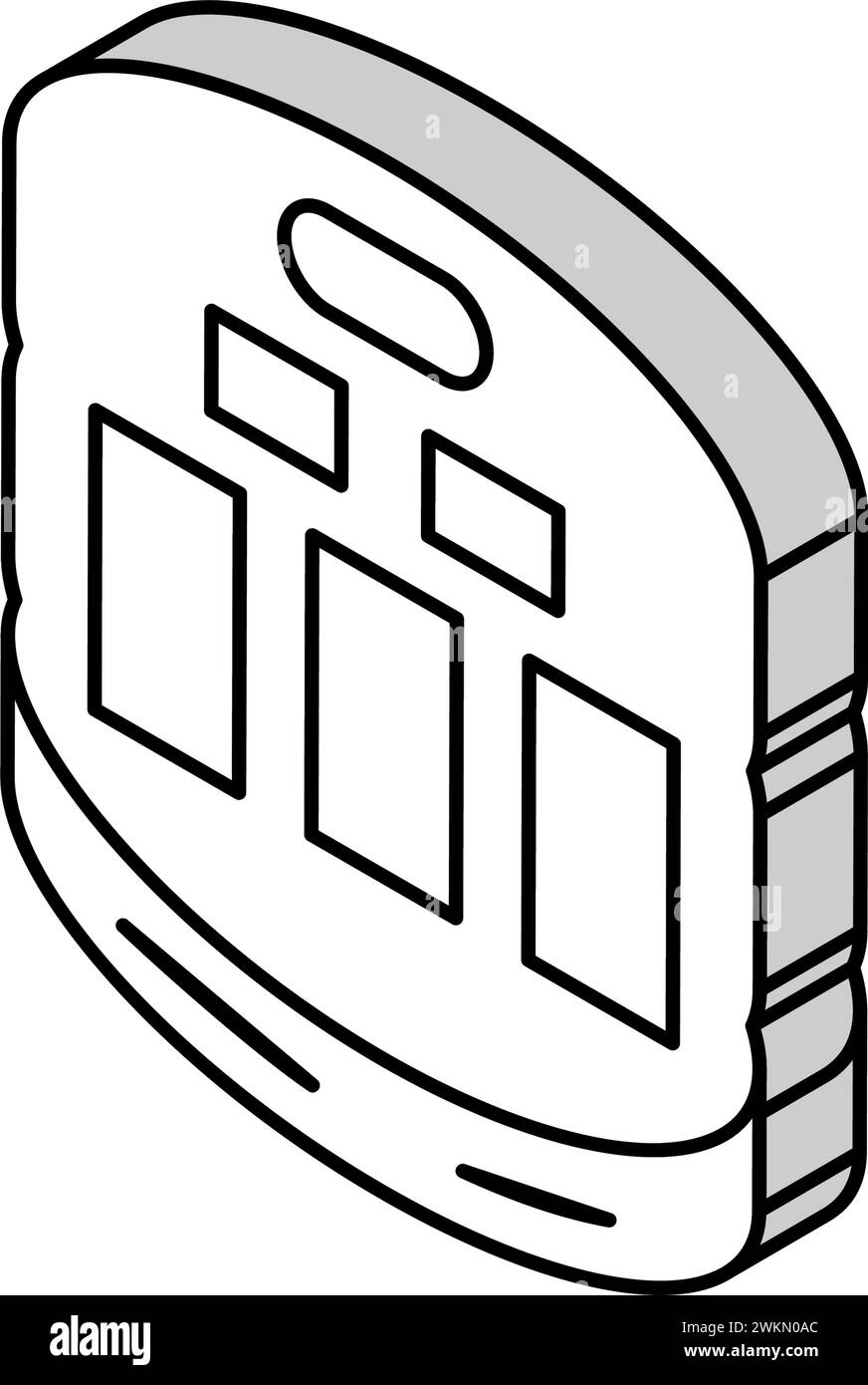 database design isometric icon vector illustration Stock Vector Image ...