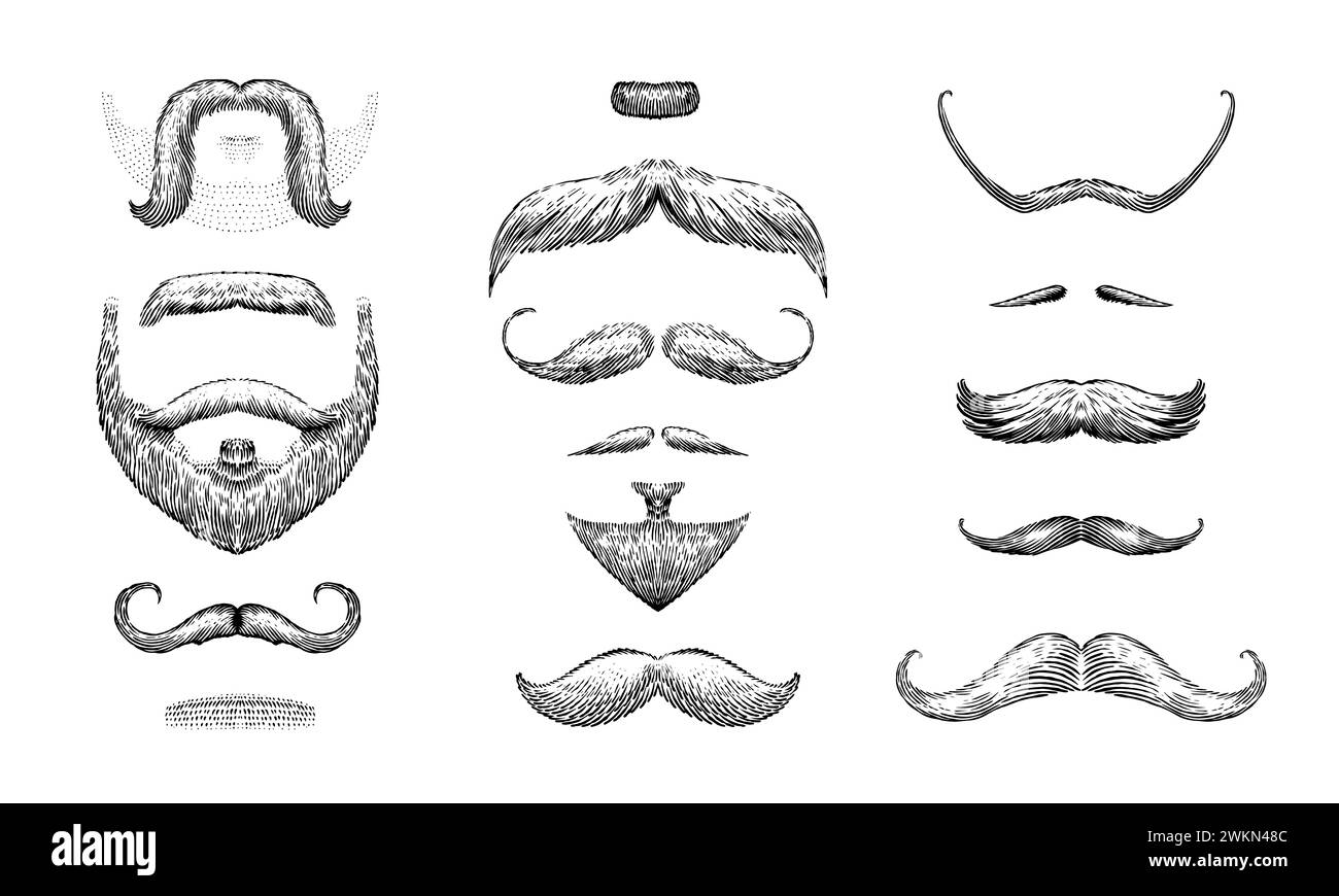 Old man beards Stock Vector Images - Alamy