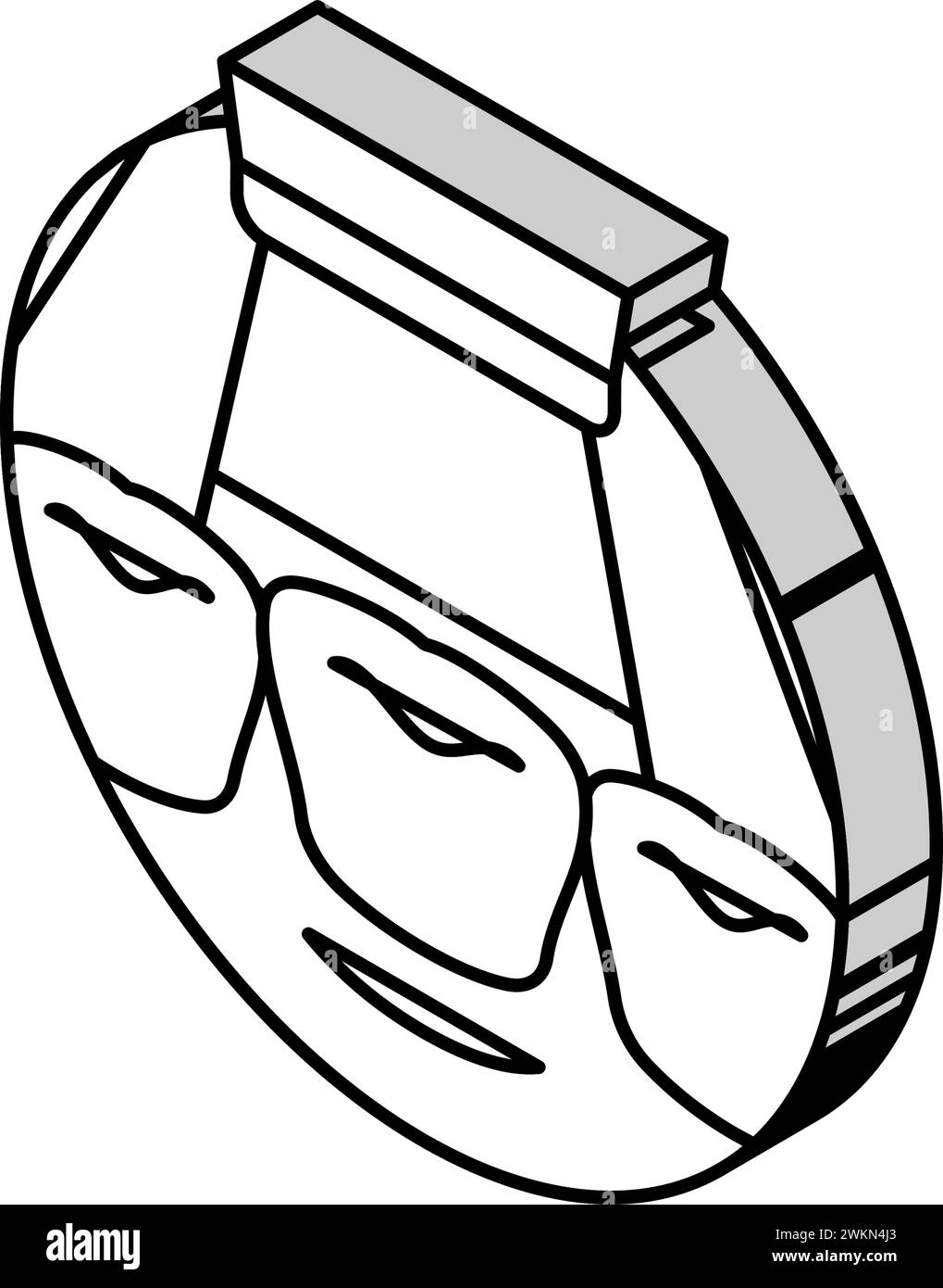 teeth whitening isometric icon vector illustration Stock Vector Image