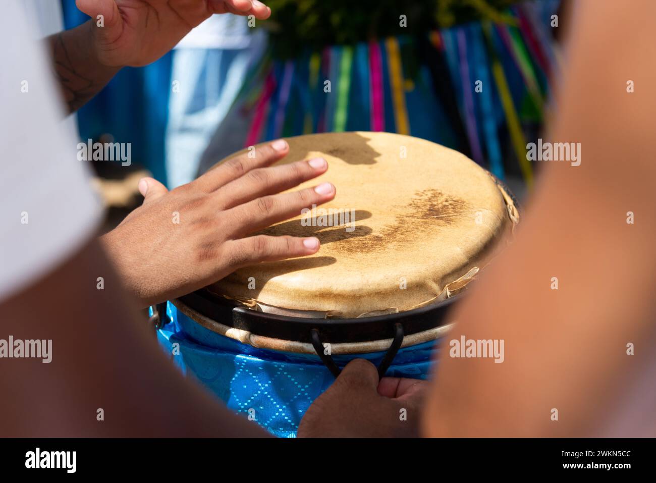 Afro brazilian percussion instrument hires stock photography and