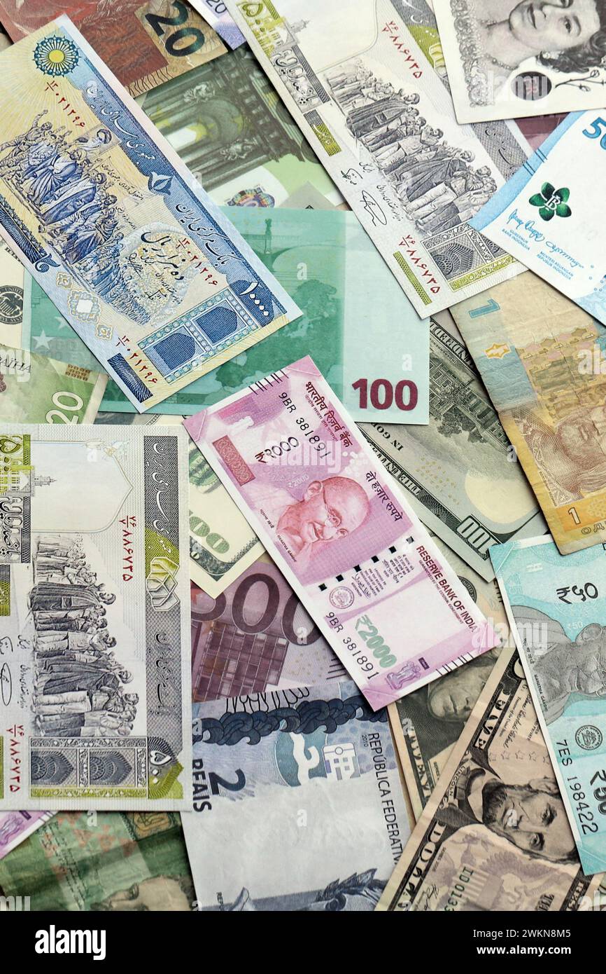 Banknotes china india british hi-res stock photography and images - Alamy