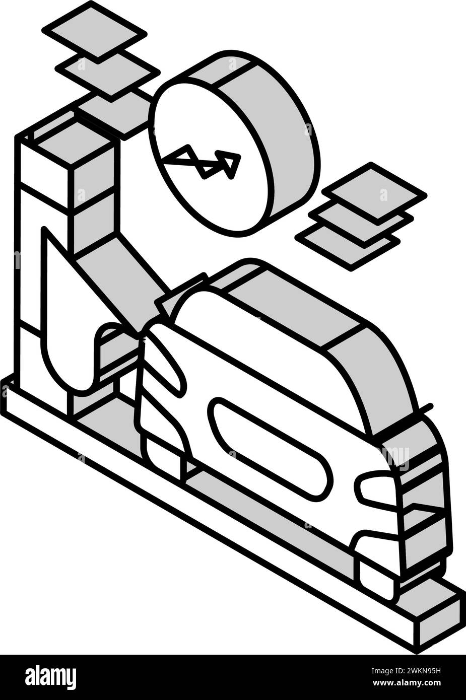 fast charging electric isometric icon vector illustration Stock Vector ...