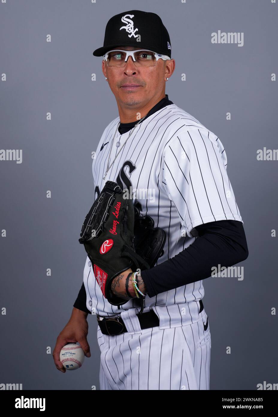 This is a 2024 photo of pitcher Jesse Chavez of the Chicago White Sox