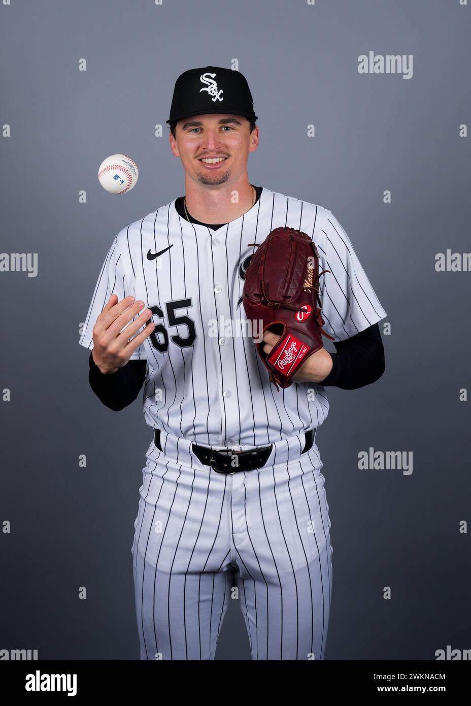 This is a 2024 photo of pitcher Davis Martin of the Chicago White Sox