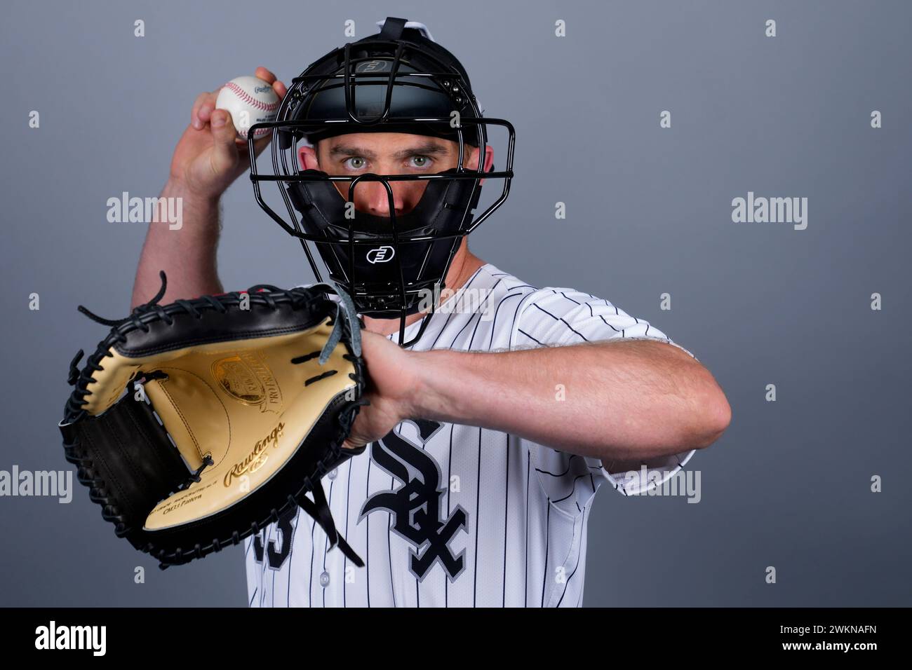 This is a 2024 photo of catcher Max Stassi of the Chicago White Sox