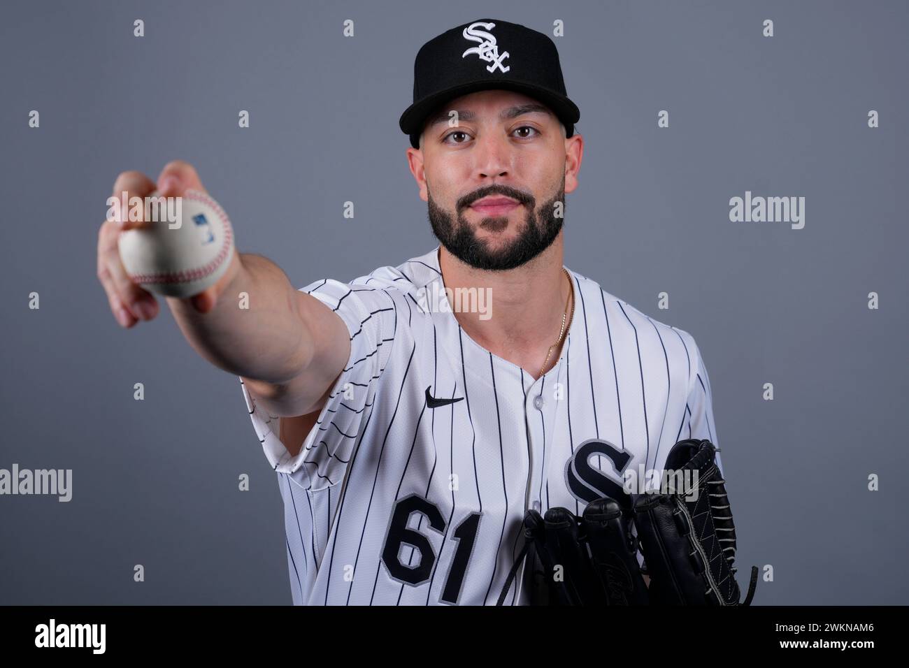 This is a 2024 photo of pitcher Nick Padilla of the Chicago White Sox