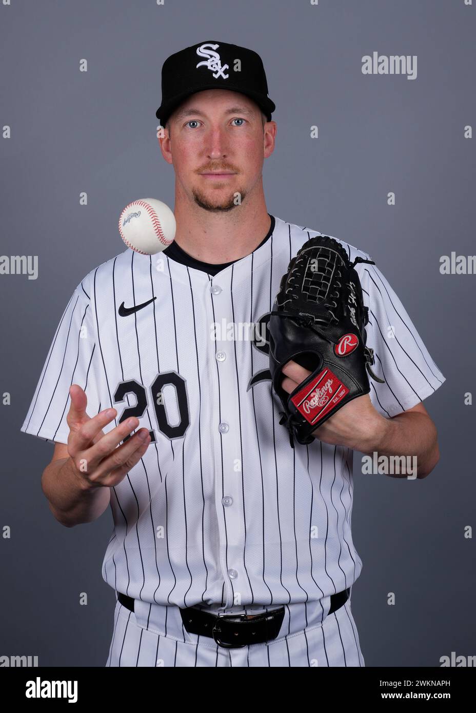 This is a 2024 photo of pitcher Erick Fedde of the Chicago White Sox