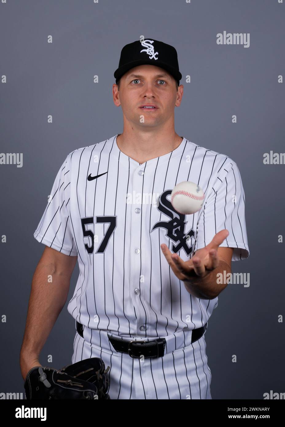 This is a 2024 photo of pitcher Tanner Banks of the Chicago White Sox
