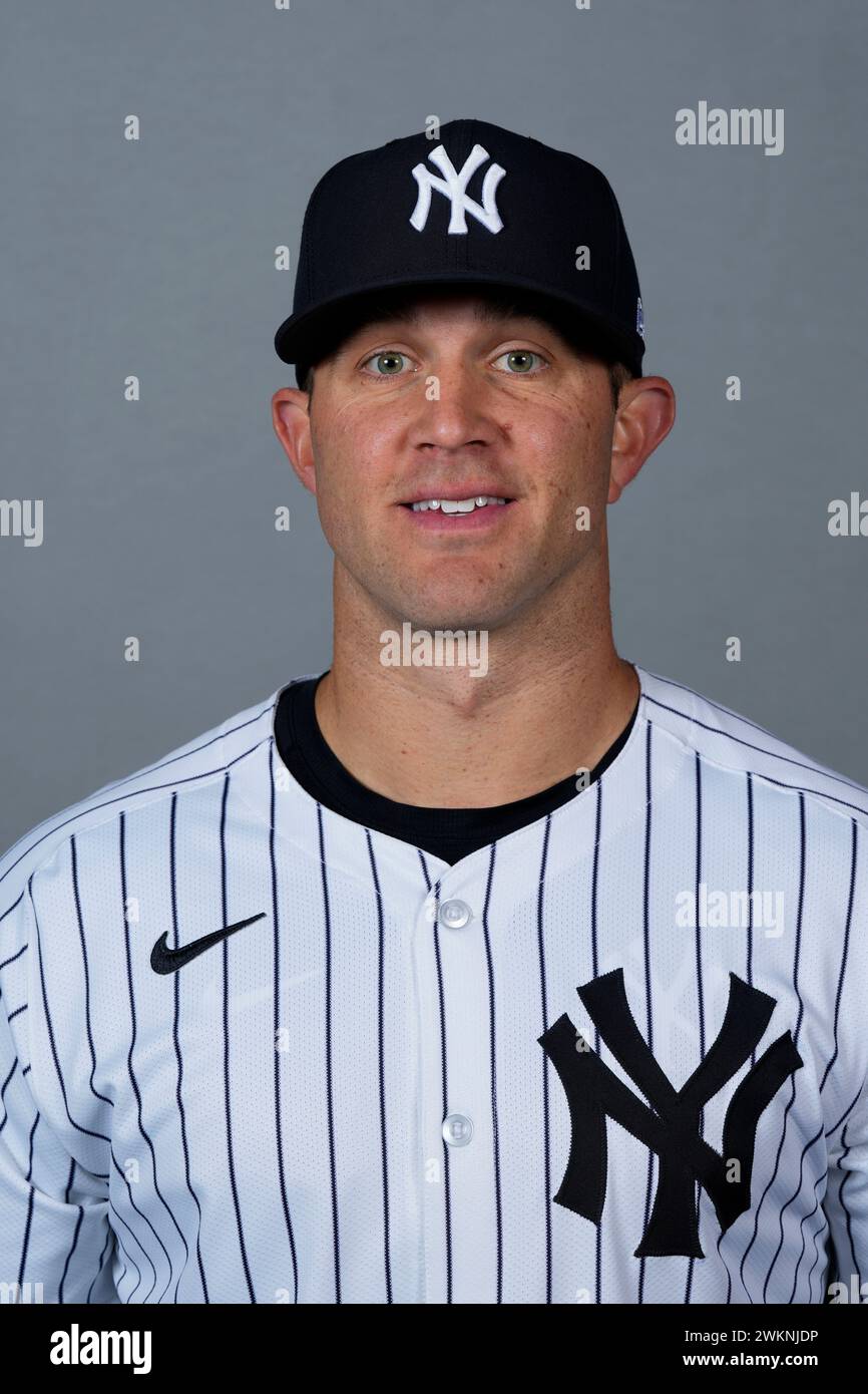 This is a 2025 photo of Casey Dykes of the New York Yankees baseball