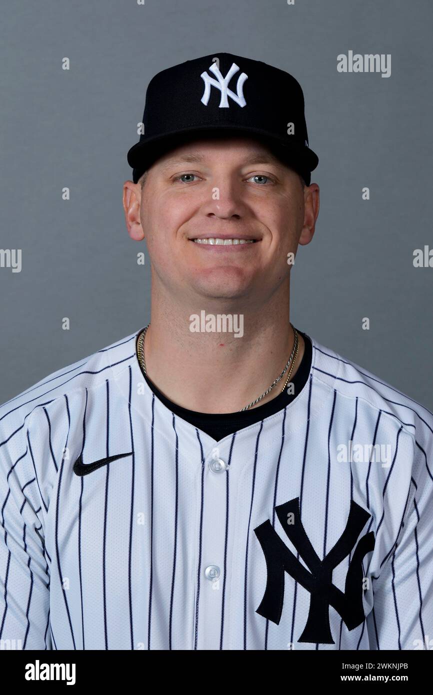 This is a 2024 photo of Josh VanMeter of the New York Yankees baseball