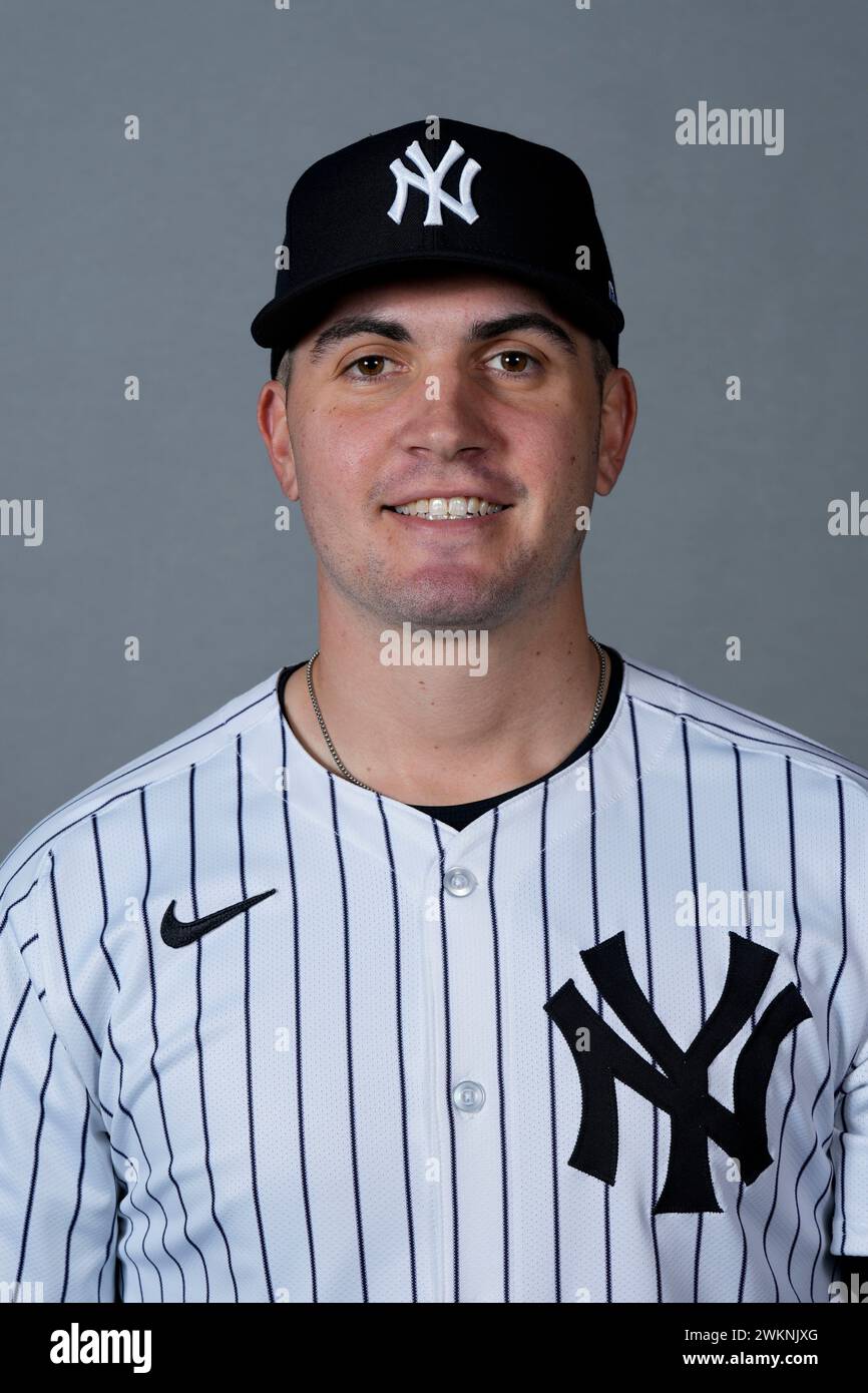 This is a 2025 photo of Jordan Groshans of the New York Yankees