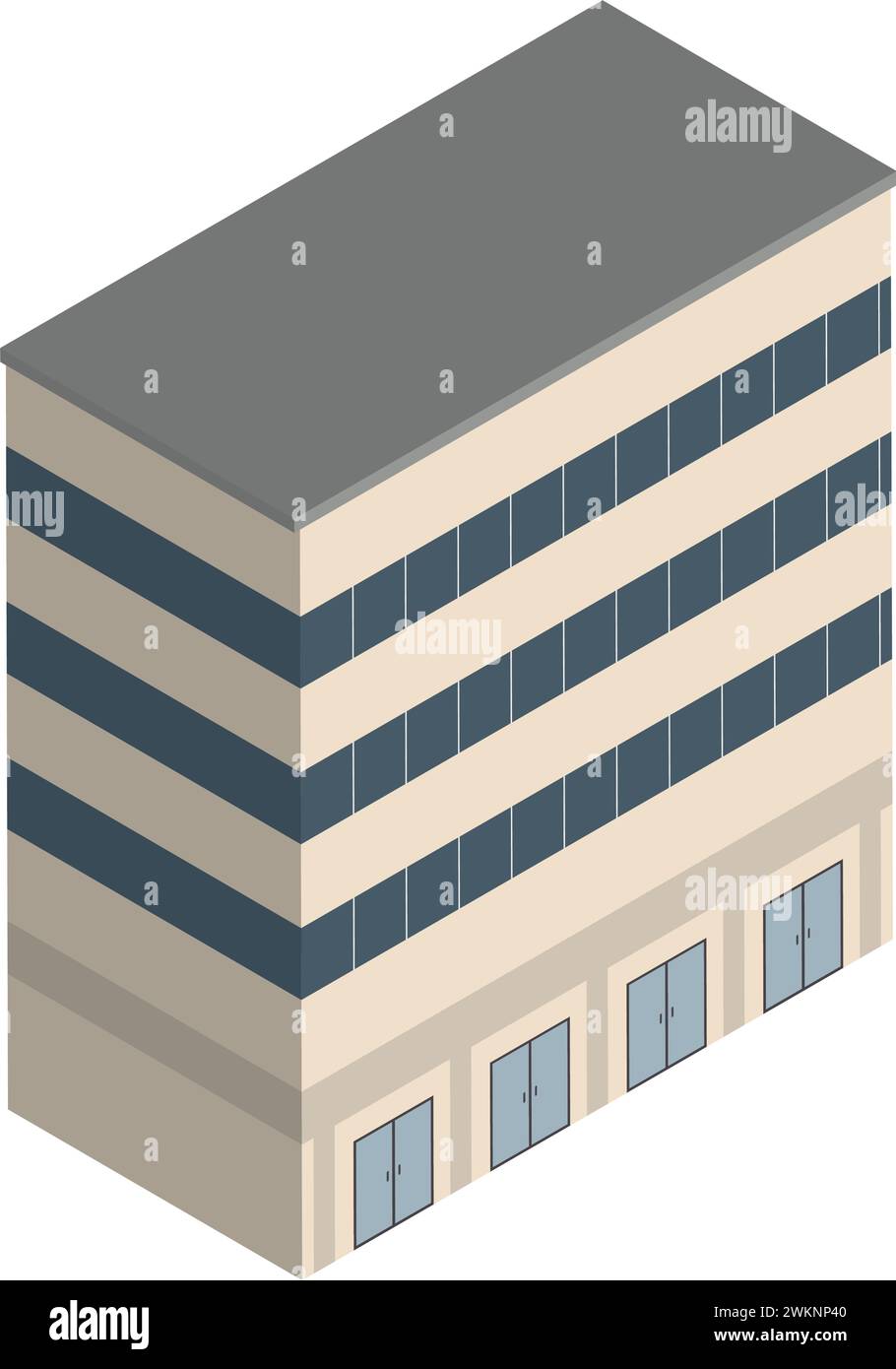 Vector isometric house icon hi-res stock photography and images - Alamy