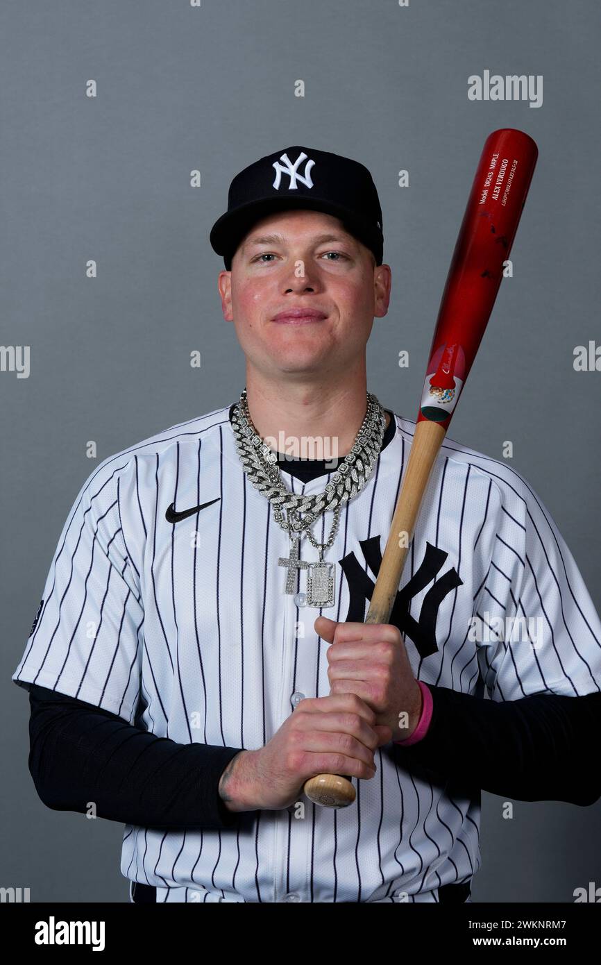 This is a 2024 photo of Alex Verdugo of the New York Yankees baseball