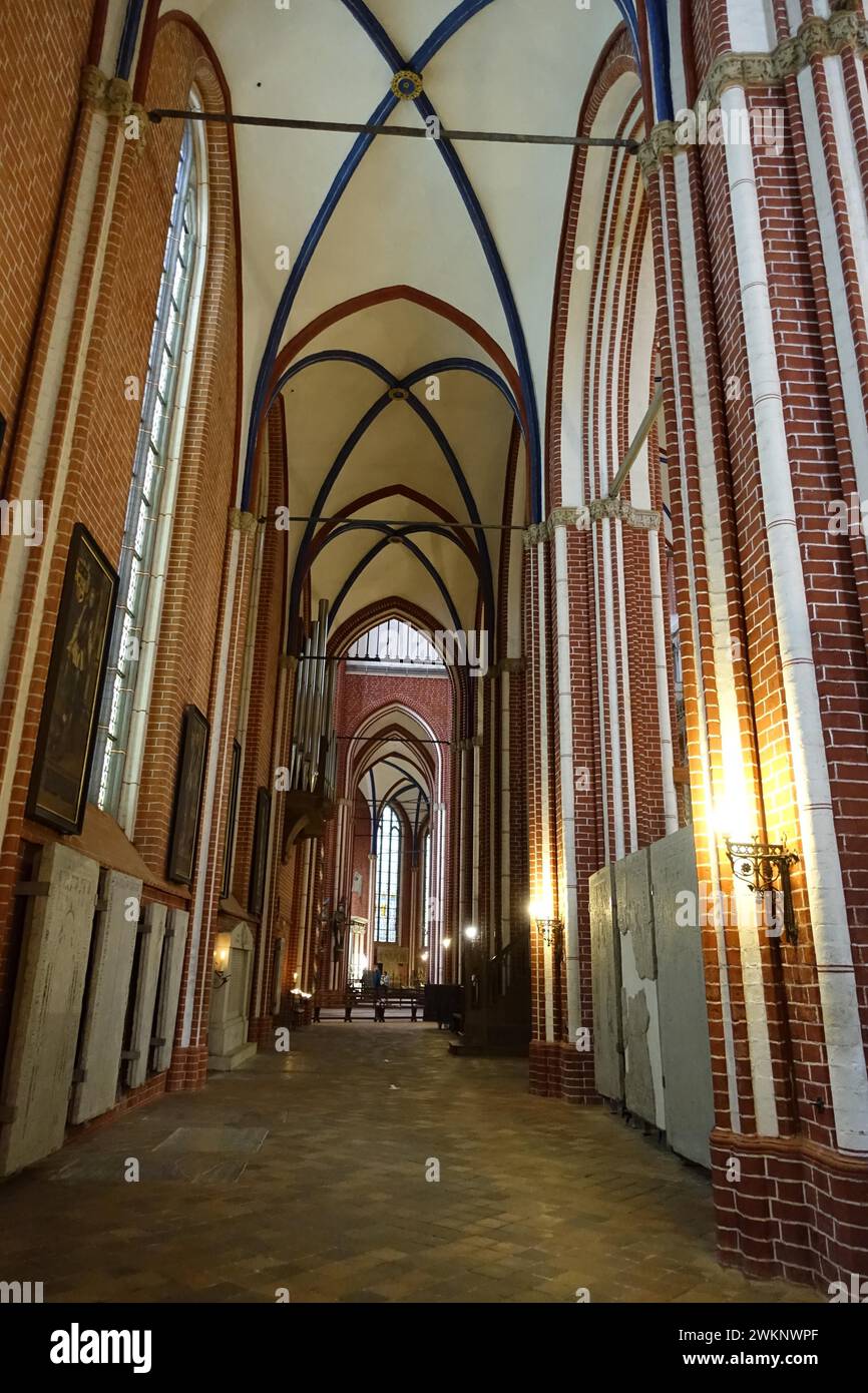 Doberan Minster, former Cistercian monastery, Bad Doberan, Mecklenburg-Western Pomerania, Germany Stock Photo