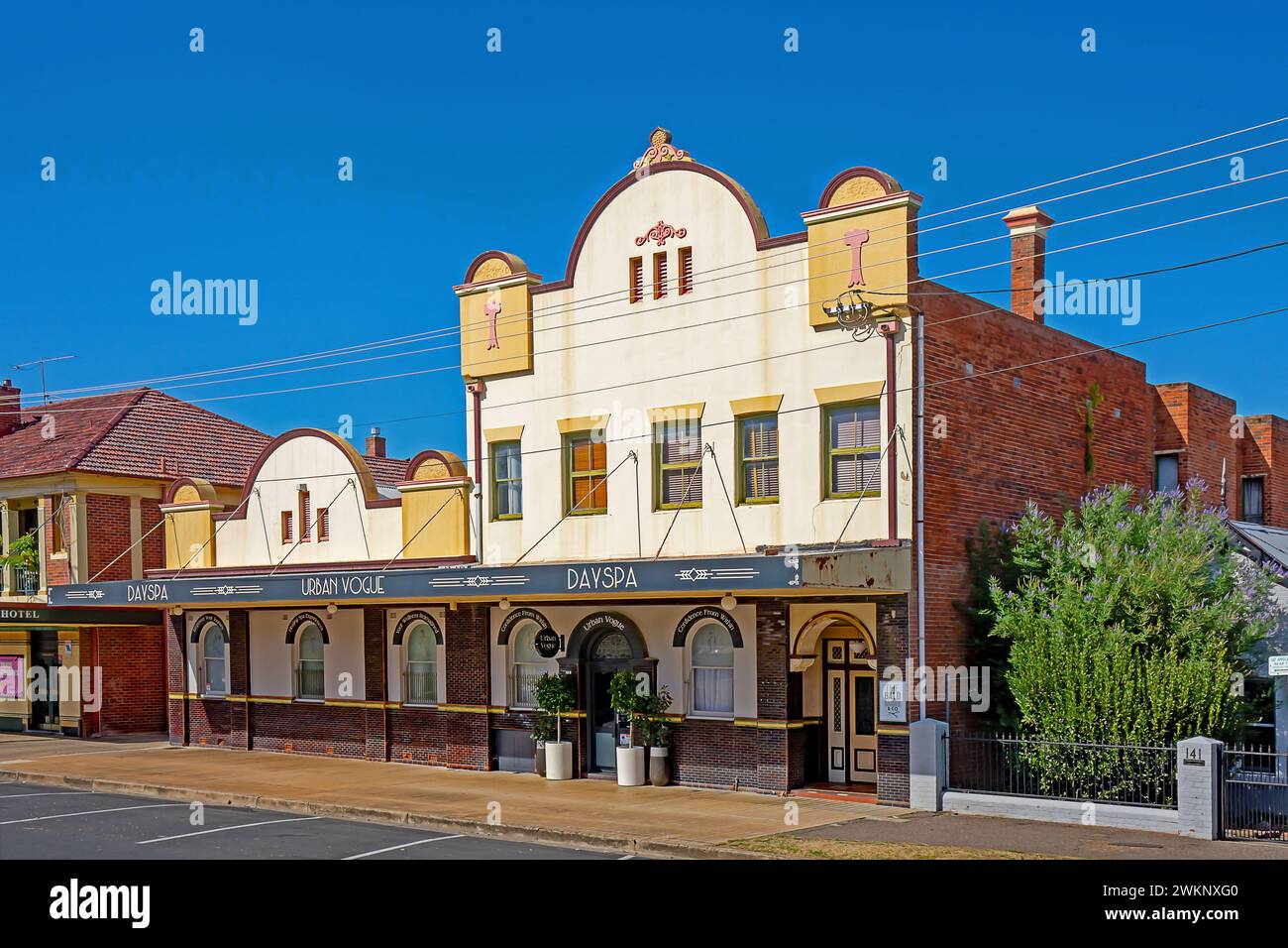 Urban Vogue Skin & Wellness Spa building,Tamworth Australia Stock Photo ...