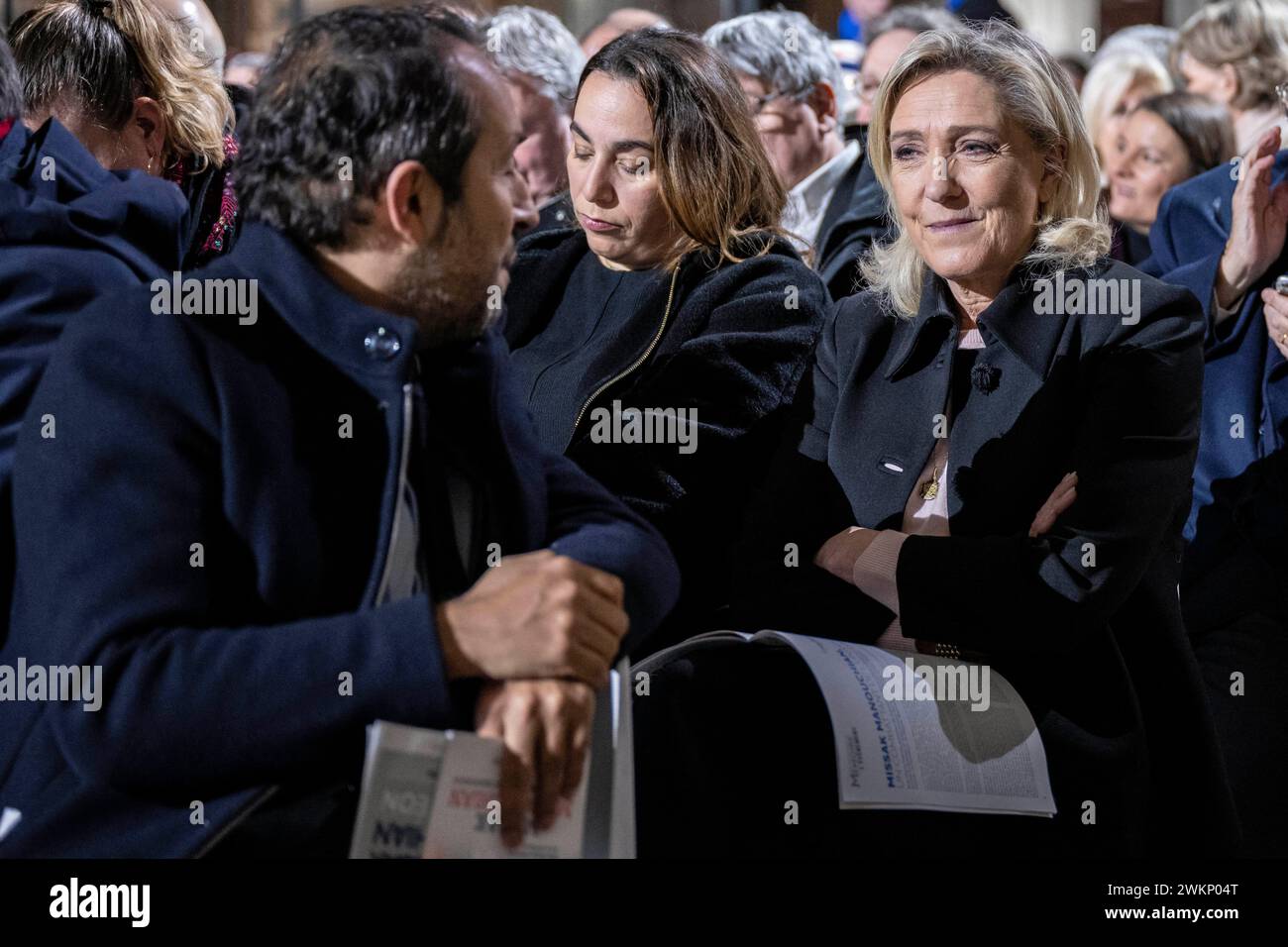 Member of French far-right party Rassemblement National (RN) Marine Le ...