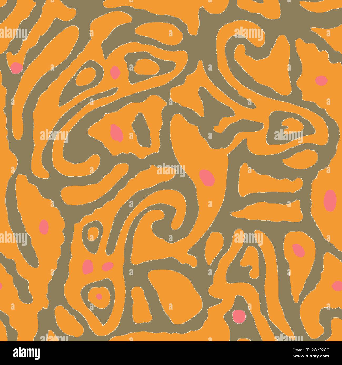 multi colored decorated hand draw rendered traced ornamental all over ...