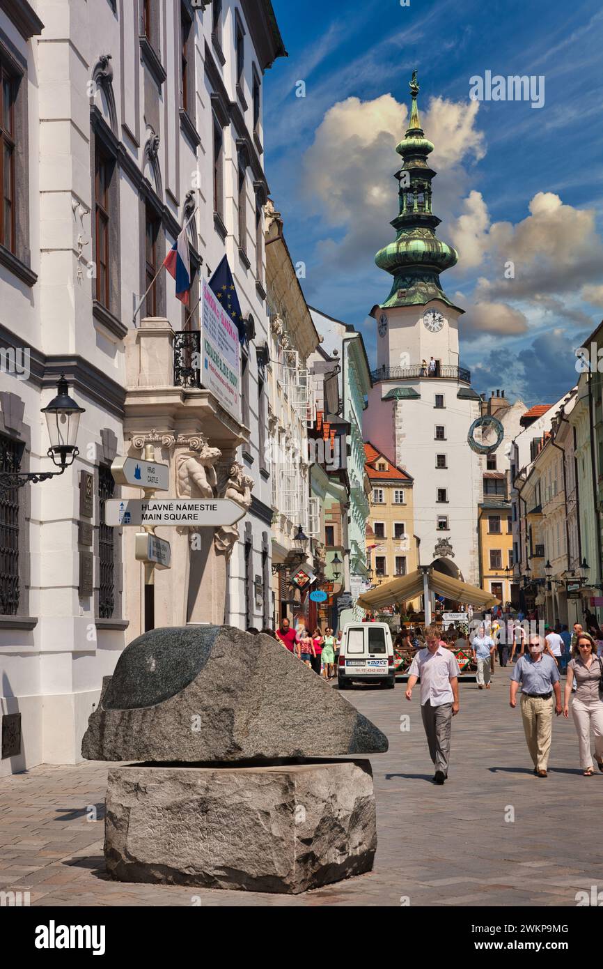 Michael´s Gate, Bratislava, Slovakia, Europe Stock Photo