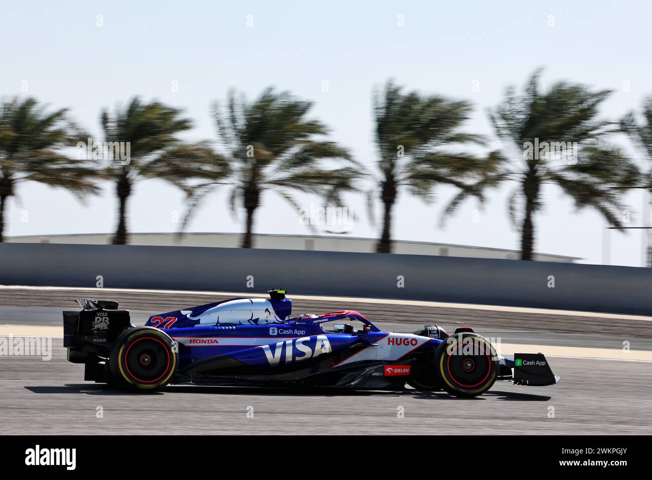 Vcarb Bahrain Testing Sakhir, Bahrain. 22nd Feb, 2024. Yuki Tsunoda (JPN) RB VCARB 01 ...