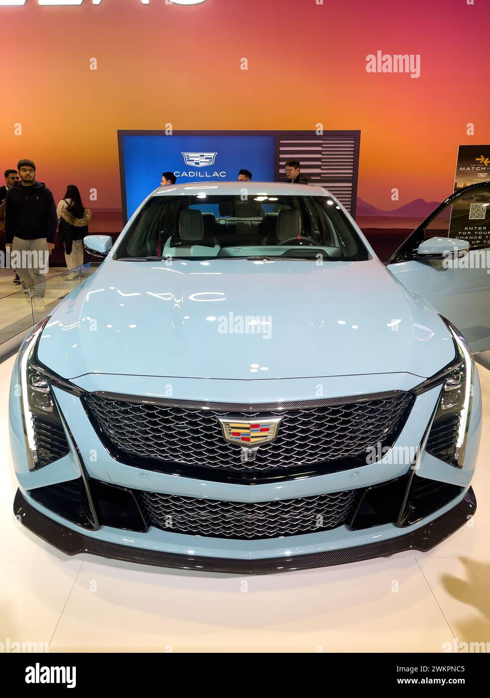 Canadian International AUTOSHOW in Toronto Metro Convention Centre in Toronto, Canada - Feb. 17, 2024 Stock Photo