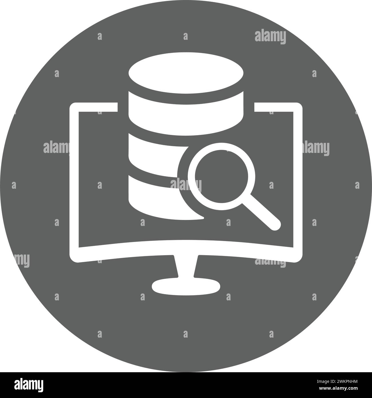 Data, analysis, summary icon. Simple vector illustration for web, print files, graphic or commercial purposes. Stock Vector