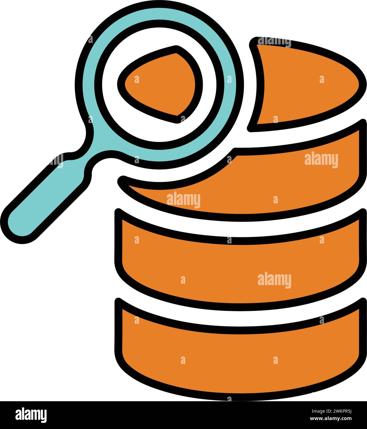 Search database icon Perfect use for printed files and presentations