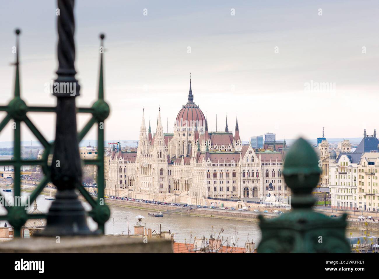 Hungarian parliament view hi-res stock photography and images - Alamy