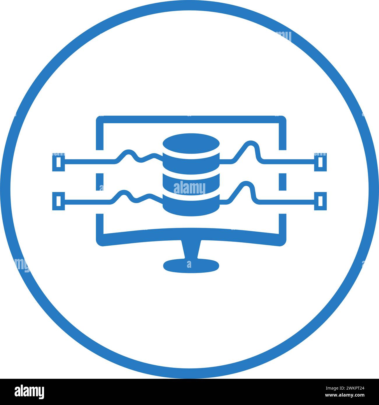 Streaming data Stock Vector Images - Alamy