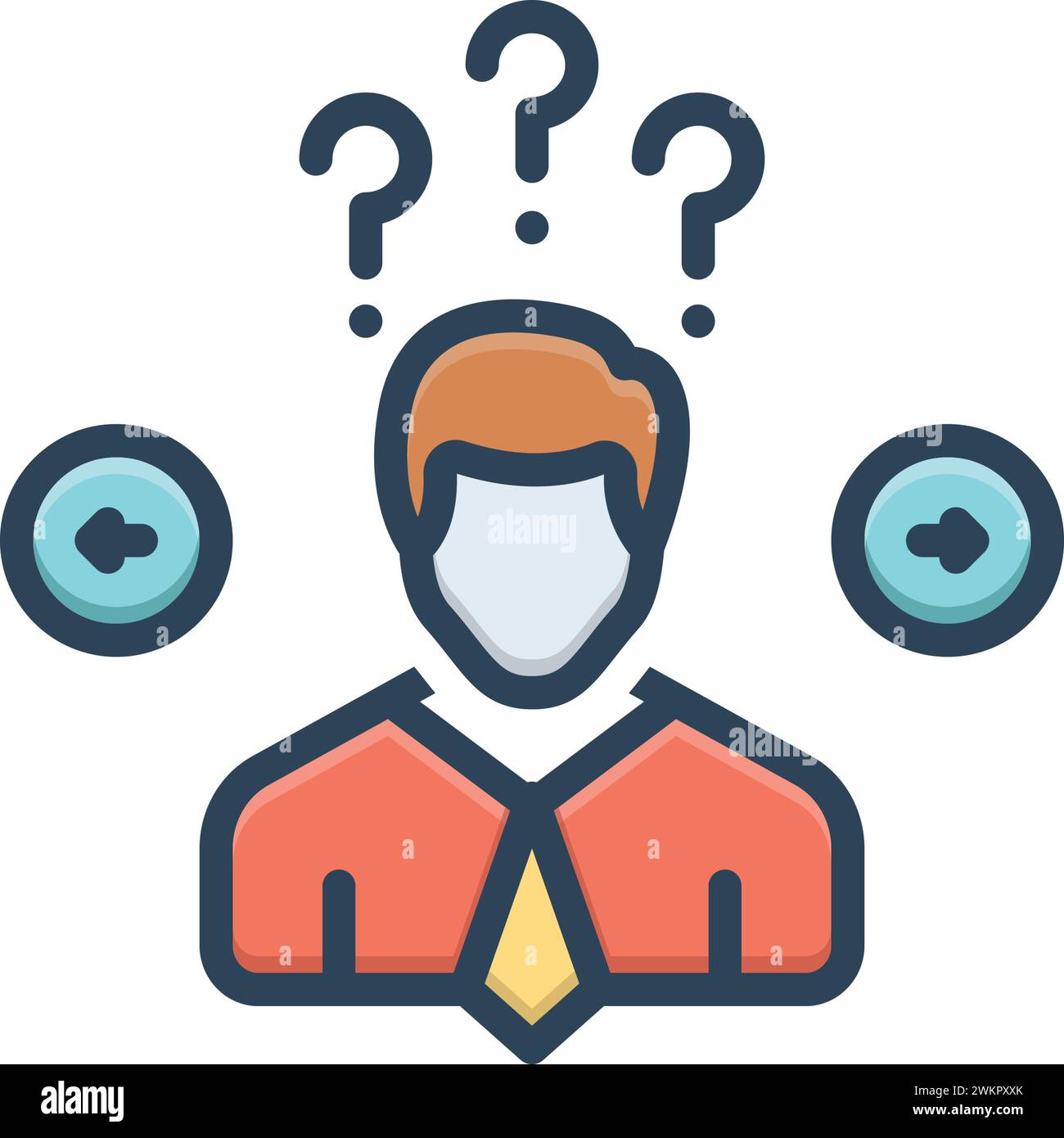 Decision making logo Stock Vector Images - Alamy