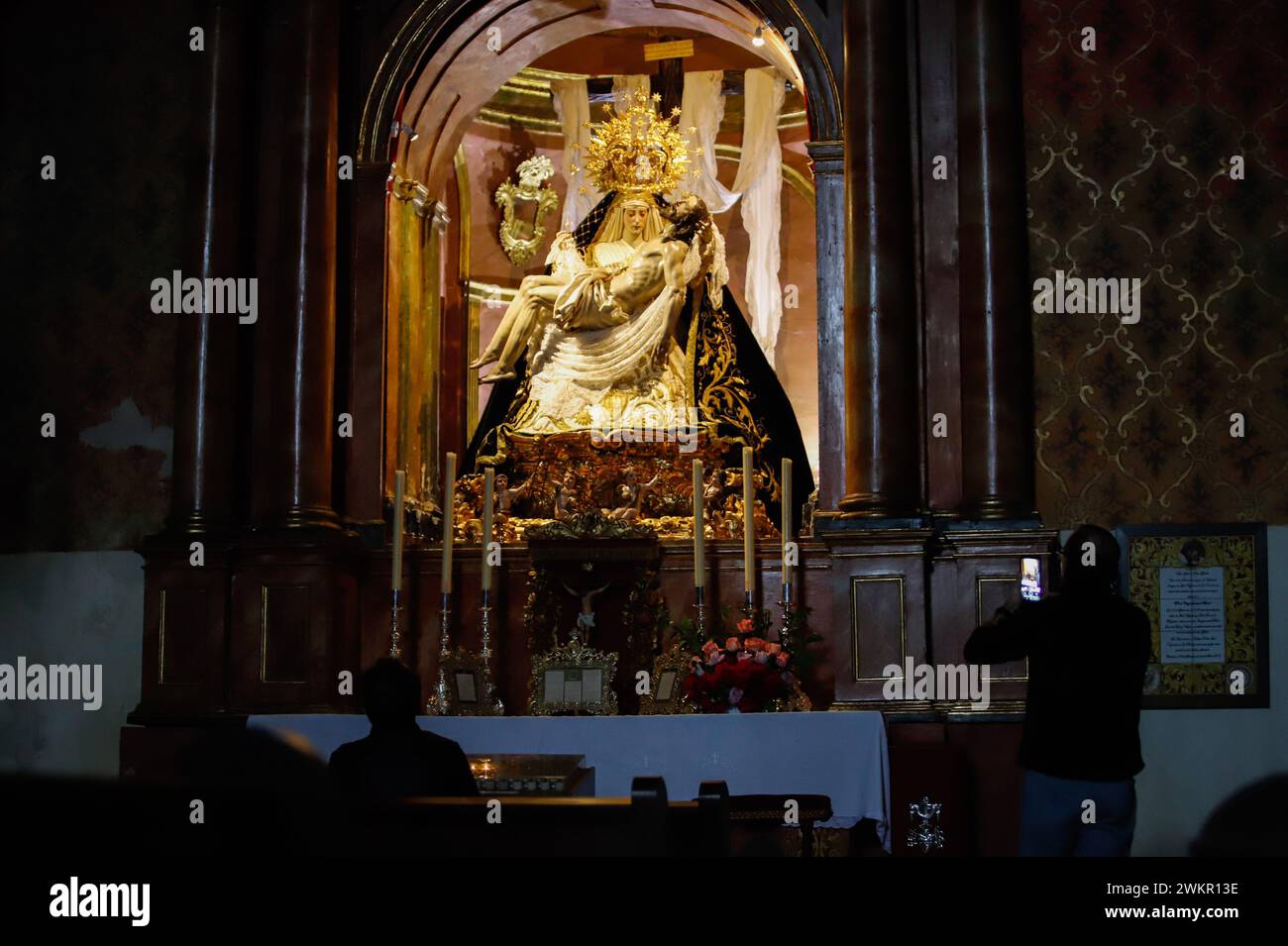 Córdoba, 04/09/2020. Photos of the Virgin of Angustias in San Agustín. Photo: Álvaro Carmona. Archcor. Credit: Album / Archivo ABC / Álvaro Carmona Stock Photo
