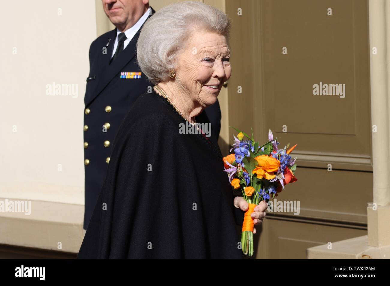 Princess Beatrix visits Bronbeek in Arnhem, the Netherlands Stock Photo