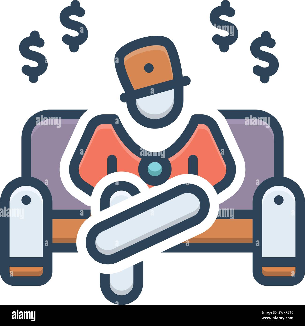 Icon for rich,wealthy Stock Vector Image & Art - Alamy