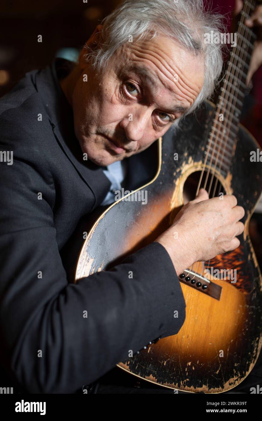 Madrid, 12/12/2023. Interview With Marc Ribot, Guitarist. Photo: Isabel Permuy. Archdc. Credit: Album / Archivo ABC / Isabel B. Permuy Stock Photo