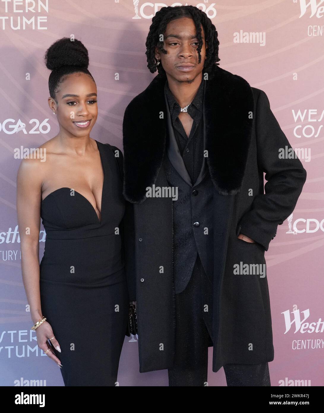 Los Angeles, USA. 21st Feb, 2024. (L R) Mariah Francois and RJ Cyler at