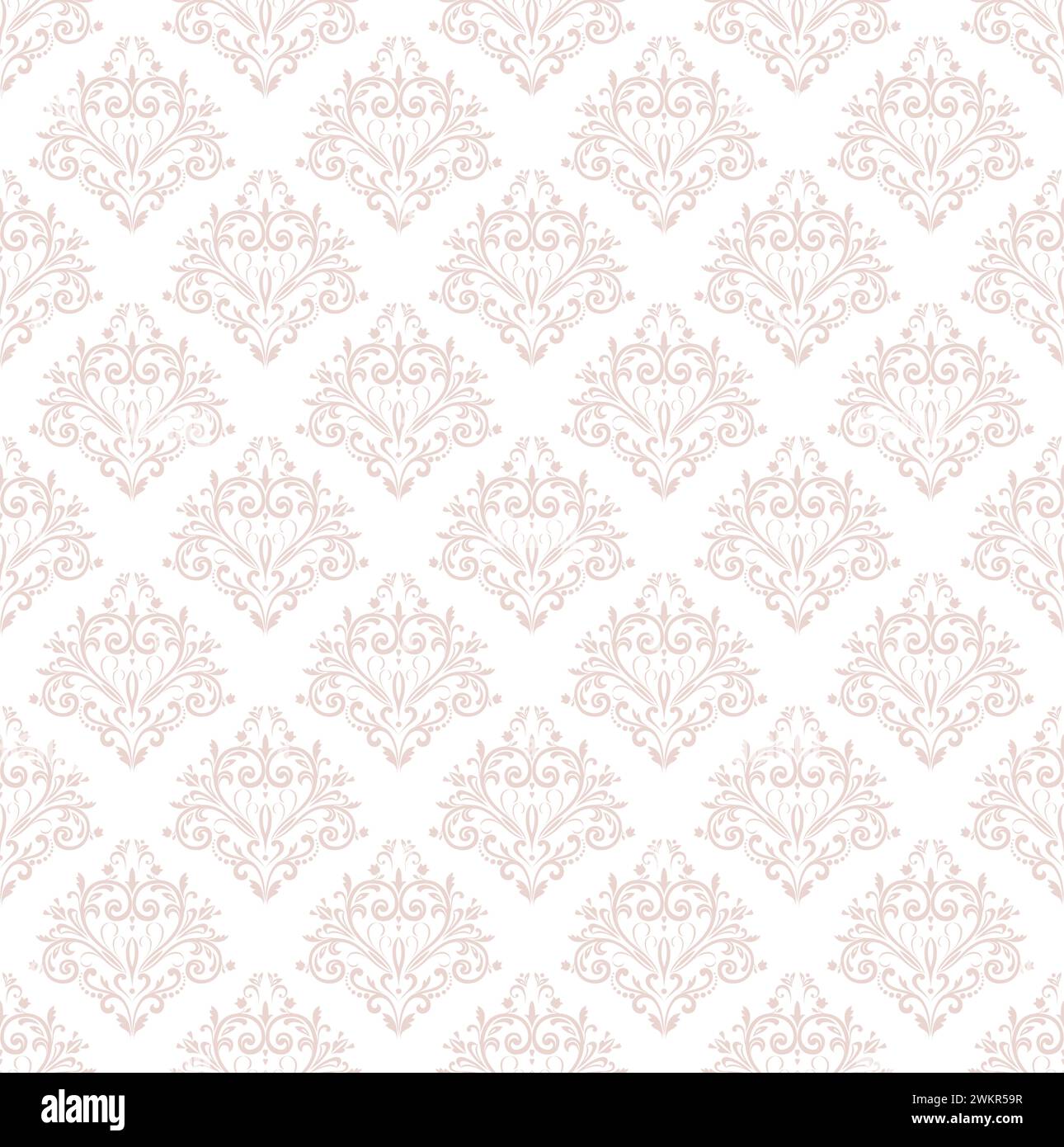 Wallpaper in the style of Baroque. A seamless vector background. White ...