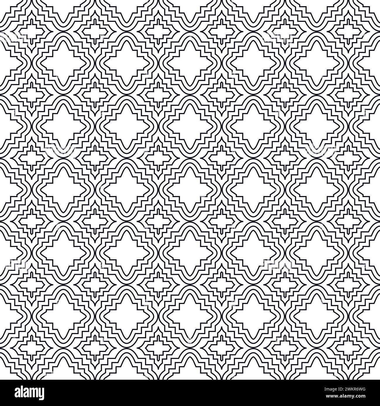 Vector seamless pattern. Modern stylish texture. Repeating geometric ...