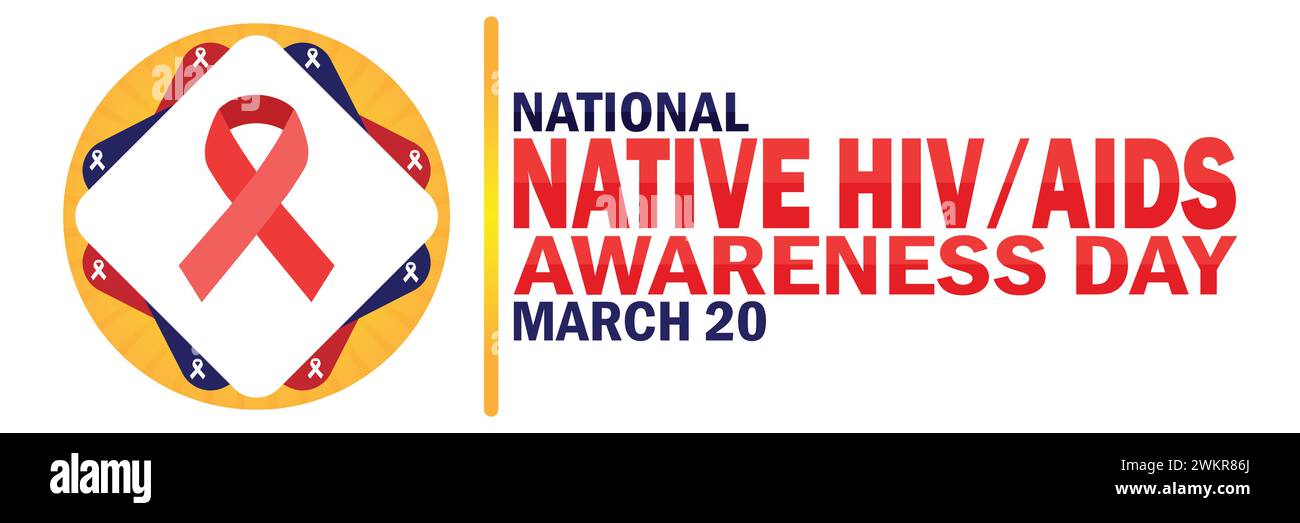 National Native HIV AIDS Awareness Day. Suitable for greeting card ...