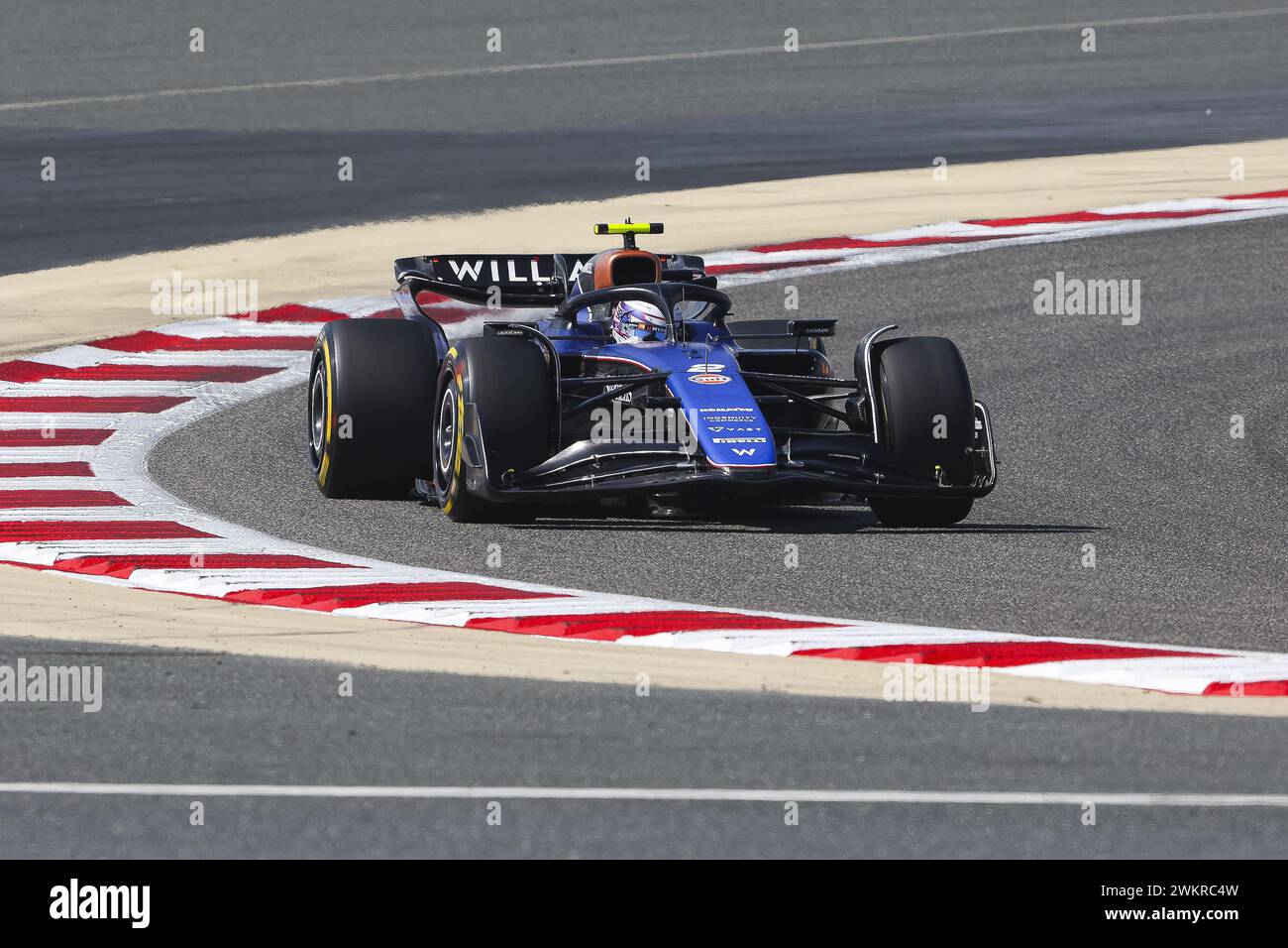 Sakhir, Bahrain, 22/02/2024, 02 SARGEANT Logan (usa), Williams Racing FW46, action during the