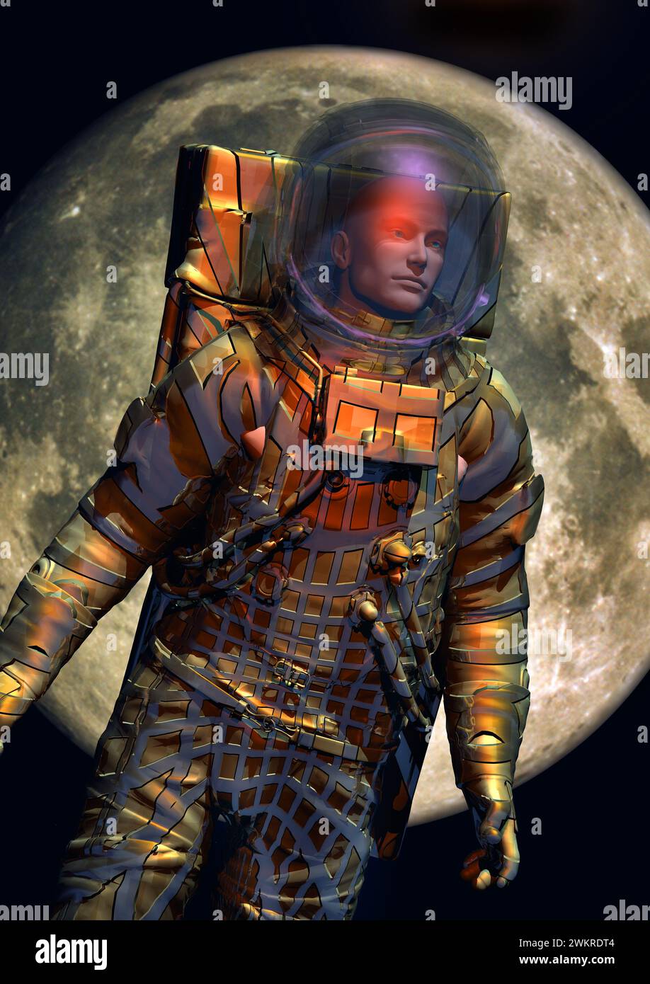 Astronaut living in space hi-res stock photography and images - Alamy