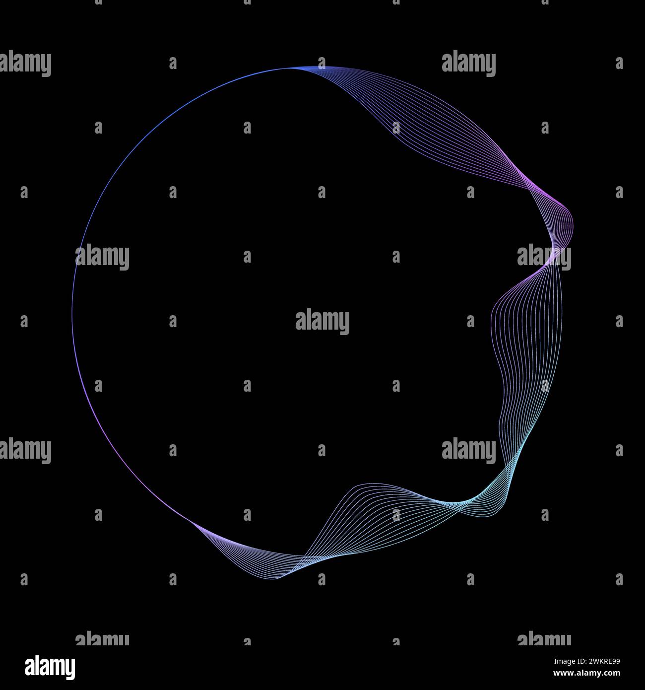 Abstract background with circular lines shape. Perfect for any use. Stock Vector