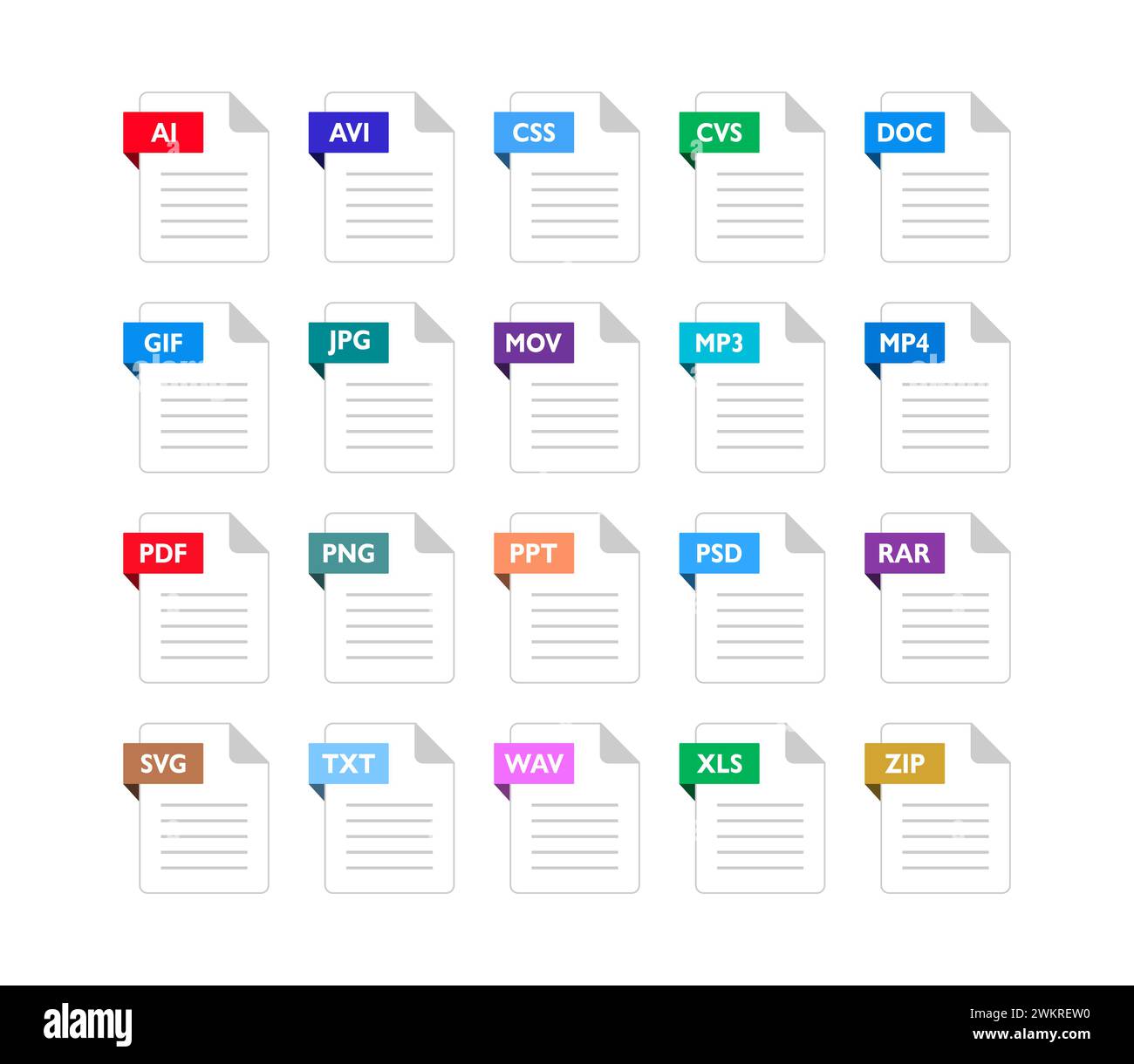 Flat icons set design for app. Perfect for any use Stock Vector Image ...