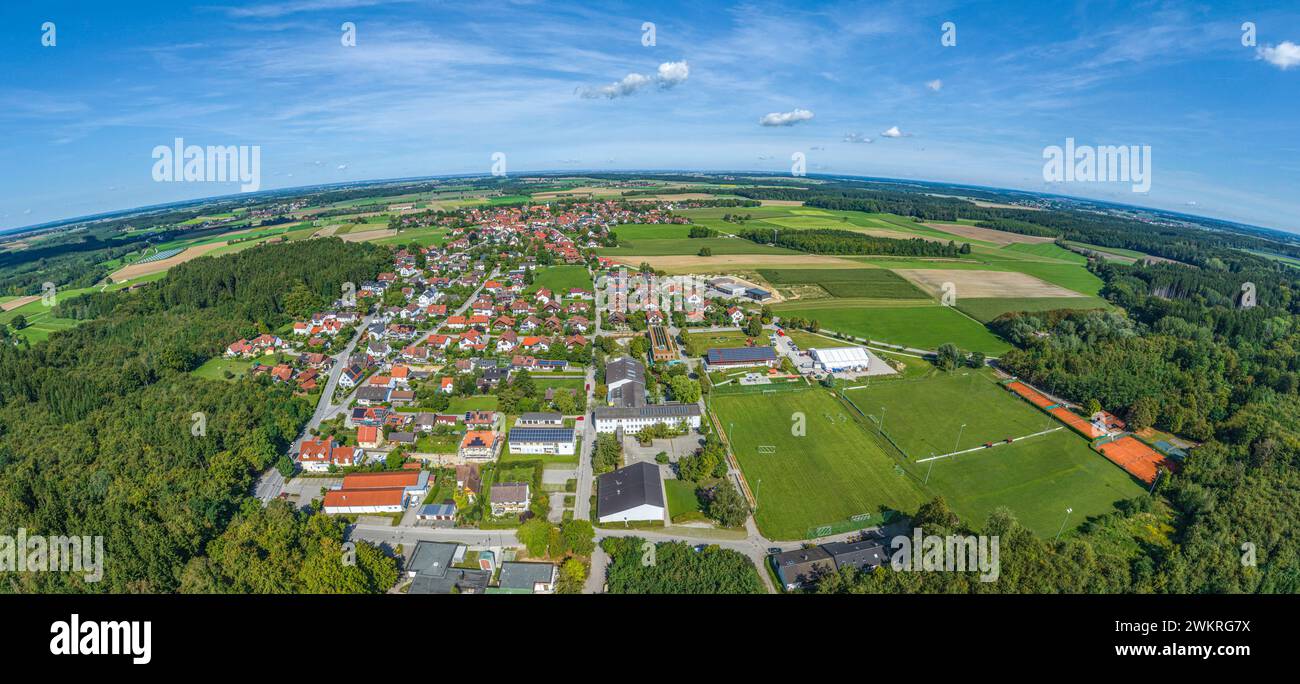 Geltendorf, a village near the Ammersee in Upper Bavaria and important ...